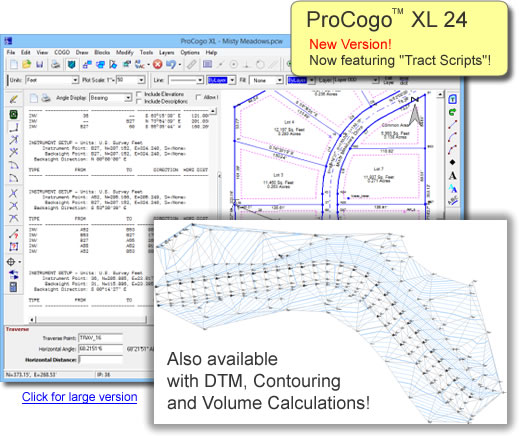 Affordable COGO, CAD, DTM and Data Collection for Land Surveyors